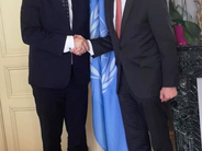 Ombudsman Bodnar (left) meets UN High Commissioner for Human Rights