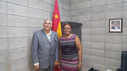 IOI President Mr Walters and Ombudswoman Ms Nadica McIntyre