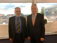 Rafael Ribó con Thorbjørn Jagland