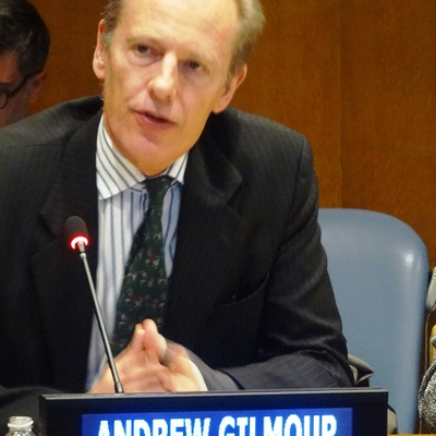 UN Assistand Secretary General Andrew Gilmour