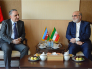 Justice Naser Seraj with Deputy Prosecutor General of Azerbaijan