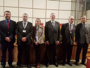 Nick Bennett, Enrico Formento Dojot, Daniela Longo, Peter Tyndall, Rafael Ribó, Andreas Pottakis (from left to right)