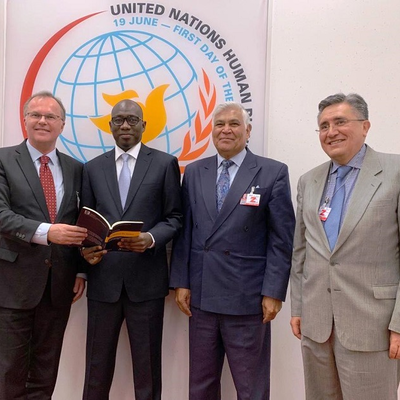 Talks with Human Rights Council President Seck