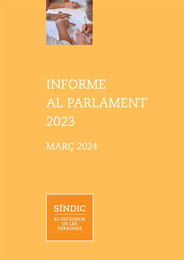Informe al Parlament 2023