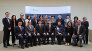 Control Yuan President Chu Chen (front row, third right) and the Committee at ICDF