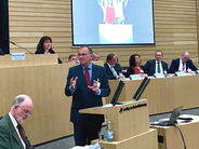 Ombudsman Kräuter speaks at annual meeting in Germany