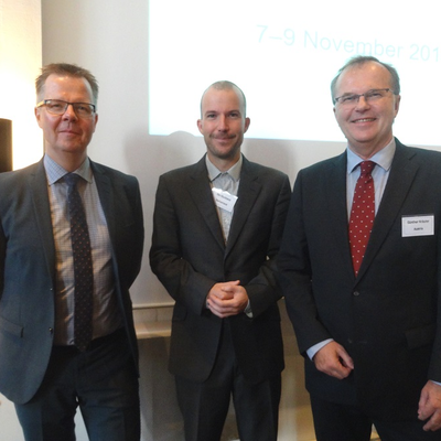 Danish Parliamentary Ombudsman Sörensen, Ben Buckland (APT) and IOI Secretary General Kräuter