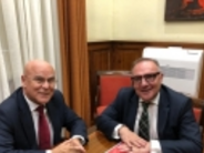 De izda a dcha Rafael Yanes y José Manuel Baltar