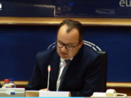 Commissioner Bodnar speaks at public hearing