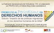 Premio FIO al Periodismo de Derechos Humanos 