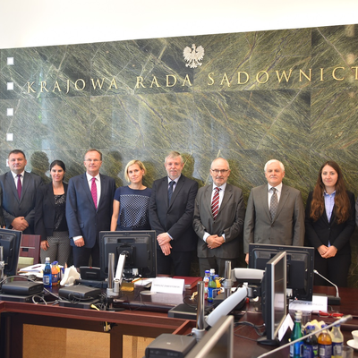 IOI Delegation at Polish National Judiciary Council