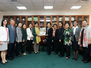 The South Korean Gender Equality and Family Committee delegation visiting the Control Yuan