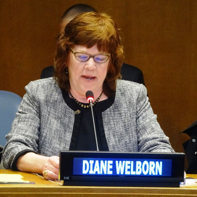 IOI 1st Vice-President Diane Welborn