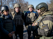 Visit to conflcit zone in Eastern Ukraine