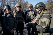 Visit to conflcit zone in Eastern Ukraine