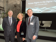 IOI President Tyndall & Secretary General Kräuter with Ms. Ülle Madise