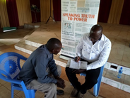 At one of the free legal aid forums