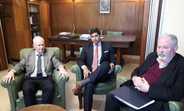 Defensor del Pueblo Raúl Lamberto se reunió con el Secretario Electoral y el Jefe Electoral del Correo Argentino