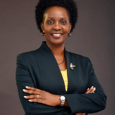 Hon. Anne Twinomugisha Muhairwe, the Acting President of the AOMA