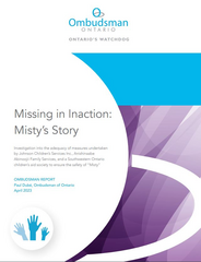 The report of the Ontario Ombudsman is now available