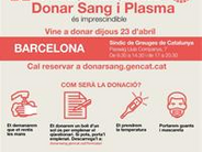 campaña de donación de sangre y plasma