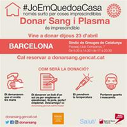 campaña de donación de sangre y plasma