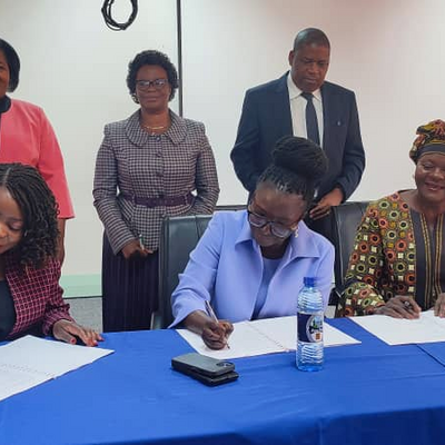 The signing event of the MoU