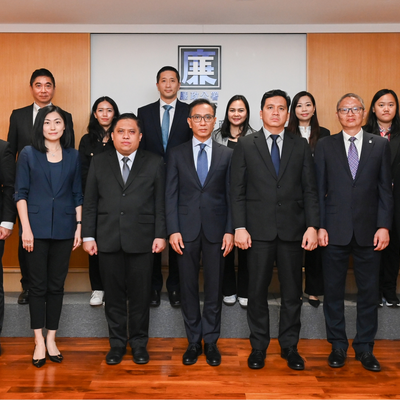 Group photo of the CCAC's representatives and the visiting prosecutor delegation of Indonesia