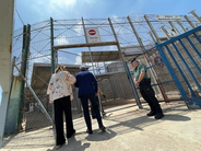 El Defensor y la Adjunta Segunda en la Valla Melilla Marruecos