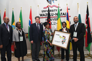 Ceremonial handover at the AORC relaunch