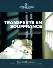 Le rapport est maintenant disponible