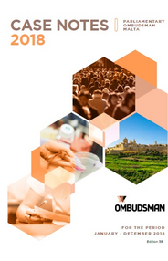 Malta Ombudsman - Case Notes 2018
