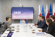 Marcin Wiącek with the UN Special Rapporteur