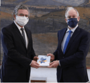 Greek Ombudsman Pottakis and Speaker of the Greek Parliament Tassoulas