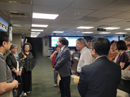 Control Yuan members listen to exposition by CDC staff