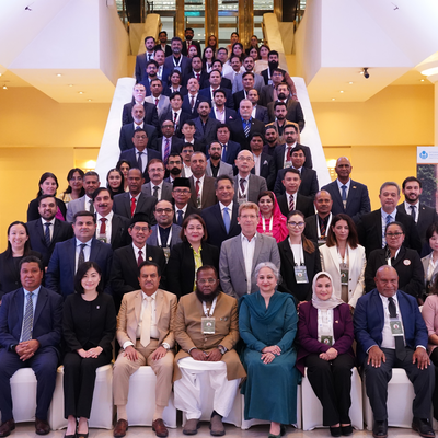 The participants gathered in Lahore, Pakistan