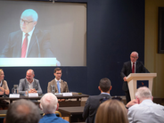 The Parliamentary Ombudsman, Judge Joseph Zammit Mc Keon, speaking at the European Roundtable Discussion
