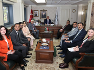 Mr. Adil Asghar, Dr. Khalid Hussain, Mr. Anwar Rasheed and Mr. Nasir Jamal Pasha and Mr. Muhammad Saleem along with Mr. Mehmet Akarca, Chief Ombudsman of Türkiye and President of OICOA and members of the Ombudsman of Türkiye