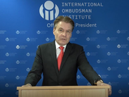 IOI President Chris Field provides address at 30th anniversary celebrations of Cyprus Ombudsman 