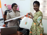 Mme Kouakou Eudoxie Épse Zongo et Mme Mia N’guessan Charlotte