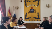 Reunión con Cruz Roja y Cabildo de La Palma