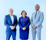 From left to right: Mr. Gabriel Savino, Ms Gwendolien Mossel and Mr. Keursly Concincion