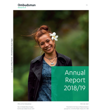 Annual report of the Ombudsman of New Zealand 
