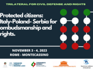 Trilateral meeting for civil defense and rights