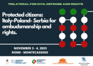 Trilateral meeting for civil defense and rights