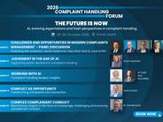The Complaint Handling Forum will take place from 26-30 October 2026