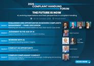 The Complaint Handling Forum will take place from 26-30 October 2026