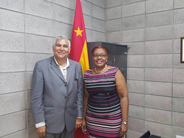 IOI President Mr Walters and Ombudswoman Ms Nadica McIntyre