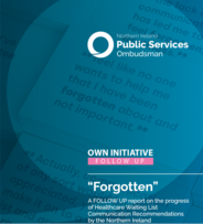 NISPO issues the follow-up report "Forgotten"