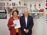 El defensor del Pueblo y la Ministra de Innovación y Cultura firman convenio para ampliar la difusión de bienes culturales 